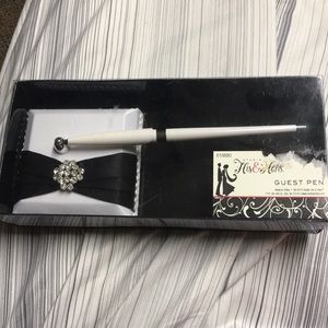 Guest pen &stand for wedding